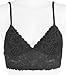 Floral Lace Bralette Bras Removable Pads Elastic Band Bustier Top Wireless