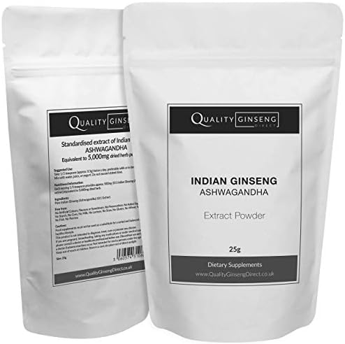 Ashwagandha - Indian Ginseng - 10:1 Extract Powder - Powerful Formula (25g)