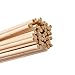 Mohy Marshmallow S'mores Roasting Sticks 36 Inch Long 5mm Thick Heavy Duty, 110 Pieces. Disposable Wooden Skewers w/Portable Cloth Bag, Perfect for Fire Pit Hot Dog Sausage Decoration, Safe for Kids