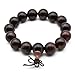 Zen Dear Unisex Natural Rosewood Prayer Beads Buddha Buddhist Prayer Meditation Mala Necklace Bracelet (15mm 15 beads)