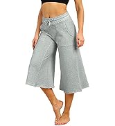 icyzone Culottes Capri Pants 