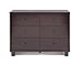 Simmons Kids Rowen Double Dresser, Black Espresso