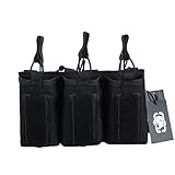 OneTigris Elastic Kangaroo Rifle and Pistol Mag Pouch for AR AK G36 9mm .40 S&W .45 ACP Magazines