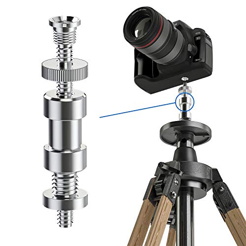 Muscccm Camera Screw, 22 Pcs 1/4 Inch and 3/8 Inch Converter Threaded Screws Adapter Mount Camera Hot Shoe Mount to 1/4 Set for Camera/Tripod/Monopod/Light Stand