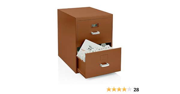 Amazon Com Tech Tools Business Cards Miniature File Cabinet W Digital Clock Brown Pi 9617 Office Products