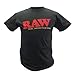 RAW Rolling Papers Black T-shirt (Large)