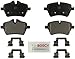 BOSCH BE1204H Blue Semi-Metallic Disc Brake Pad Set With Hardware - Compatible With Select Mini Cooper, Cooper Countryman, Cooper Paceman; FRONT