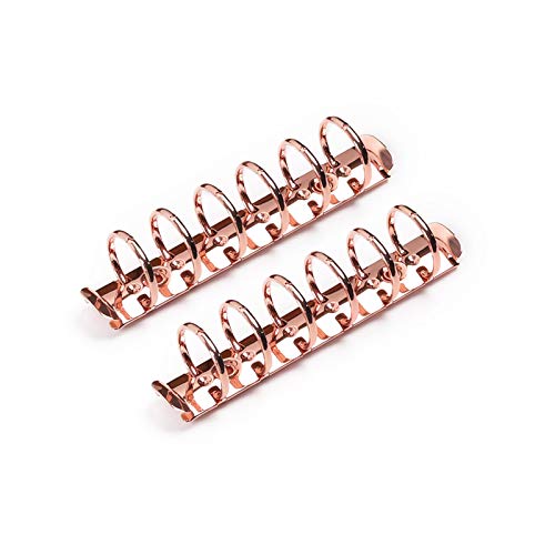 Moterm 2 Pieces 6Hole Ring Binder Mechanisms Replacement Kit for