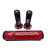 Universal Motorcycle Handlebar Pad Grips Set For