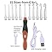11 Sizes Light Up Crochet Hooks Set - Lighted Crochet Hooks with Case,Rechargeable Crochet Hook with Light,2.5mm to 8mm