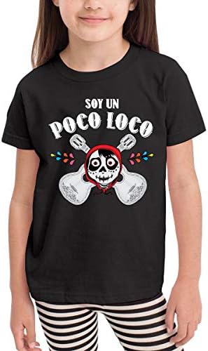 Kaddias Coco Poco Loco Children's Soft Short Sleeve Tee Black