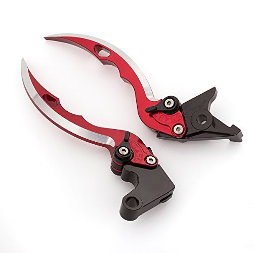 FXCNC Racing Blade Brake Clutch Levers Fit for Kawasaki NINJA 250R 08-12,NINJA 300R Z300 13-17,KLX250 D-TRACKER 08-16,KLX125/D-TRACKER125 10-16,KLX150S 09-13,VERSYS 300X/Z125 pro 2017