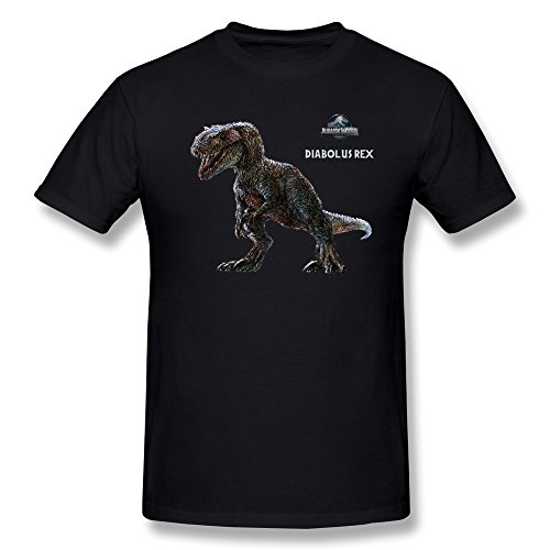 SPOW Men's Jurassic World D-Rex Diabolus Rex Dinosaur T-Shirt [Apparel]