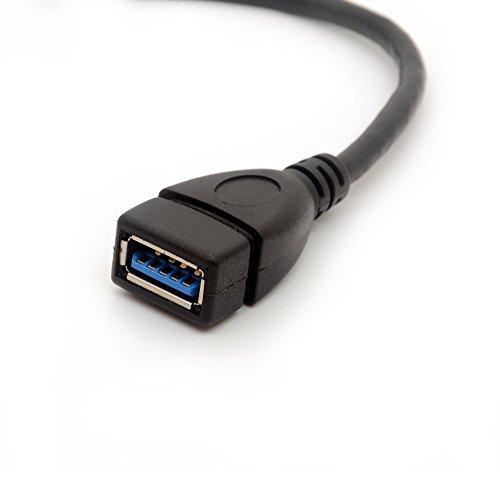 USB 3.0 Extension Cable Angle 90 Degree Adapter Type A Male To Female High Speed Connection, Super fast 5Gbps Data Transfer Sync Charger lead (RIGHT)