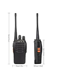 Retevis H 777   correa de señal de radio de dos vías UHF 400 470 MHz recargable Walkie Talkies, Negro