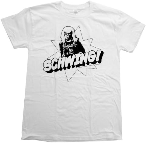 Saturday Night Live Wayne's World Garth Schwing TV Show Adult T-Shirt Tee