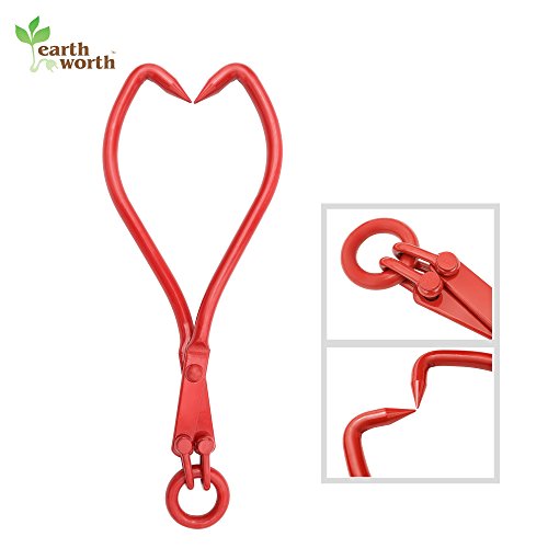 1914 Earth Worth | Skidding Tongs with Ring | 25 Inch | Red - Thumbnail 5