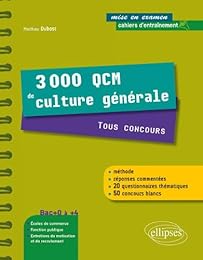 3000 QCM de culture générale
