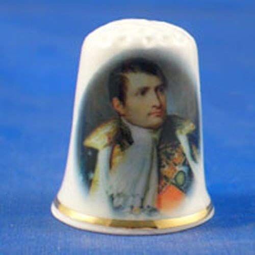 Porcelain China Collectable Thimble - Napoleon Bonaparte with Free Gift Box