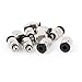 uxcell 10 Pcs 5mm Male Thread 4.35mm Push in Joint Pneumatic Connector Quick Fittings