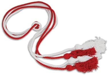 Kappa Alpha Psi Graduation Cords - Red and White
