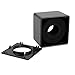 Foxnovo Pinxor Square Cube Shaped Interview Mic Microphone Logo Flag Station Logo