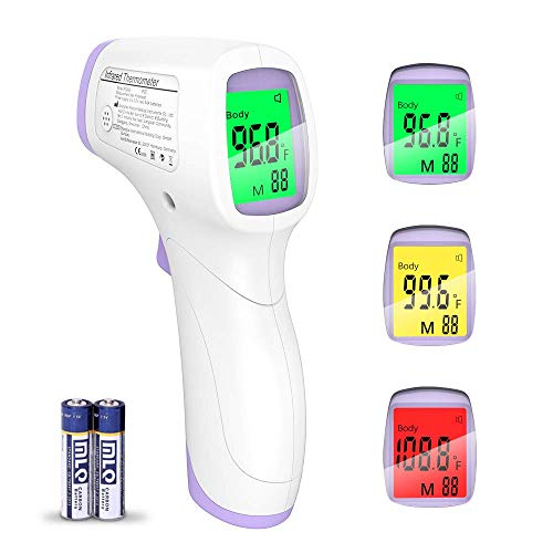 Surcom Touchless Thermometer for Adults Kids, 2 in 1 Infrared Forehead Thermometer Body Thermometer & Surface…