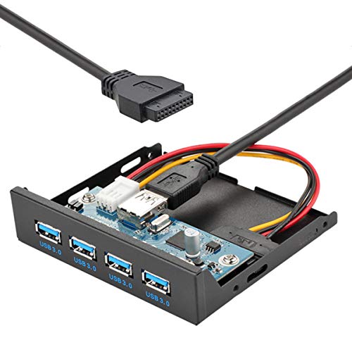 CY USB 3.0 HUB 4 Ports Front Panel to Motherboard 20Pin Connector Cable