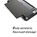 tekSonic iPhone 6S Case, iPhone 6 Case, [Card Slide][Dark Silver] - [Card Slot][Drop Protection][Heavy Duty][Wallet] - Case Cover for Apple iPhone 6 and iPhone 6S 4.7