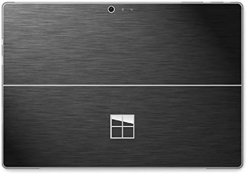 Aifulo Edge-to-Edge Protective Decal Cover Skin Sticker Compatible with Microsoft Surface Go 10" - Brushed Black