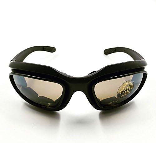 Motorcycle Riding Glasses, Outdoor sunglasses, Protective Goggles for Day/Night/Dawn-Smoke
