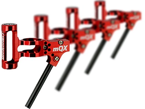 Aluminum Motor Mount Set, Red:Blade MQX