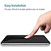 ALLEASA 3D Full Coverage Film HD Clear 9H Surface Hardness Tempered Glass Screen Protector, Anti - Scratch for iPhone X/iPhone 10 - Black - 2 Piece