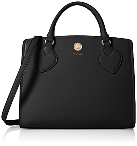 Anne klein signature executive satchel, black mm