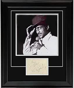 Sammy Davis Jr Autograph Deluxe Framed with 12x12 Black ...