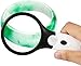 Magnifying Glass with Light, GPCT LED Illuminated Magnifier with 3X 45X High Magnification, Lighted Magnifying Glass for Reading, Close Work, Jewellery