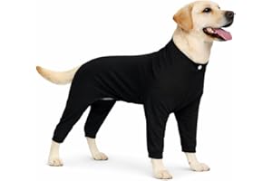 Lovelonglong Four Feet Dog Lightweight Pajamas, Pure Cotton Dog Jumpsuits 4 Legs Dog T-Shirt Stylish PJS Puppy Costume for La