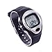 HDE Fitness Sports Pulse Watch with Heart Rate Monitor and Calorie Counter Weightloss Help (Silver)