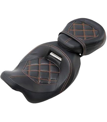 Amazon.com: Mustang Motorcycle Seats Studded One-Piece Seat for
