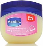 Vaseline 100% Pure Petroleum Jelly, Baby 13 oz (5 Pack)