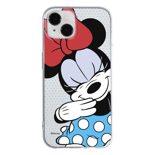 Ert Group Funda para teléfono móvil Apple iPhone 14 Plus Original y con Licencia Oficial de Disney con diseño Minnie 033 Adaptada a la Forma del teléfono móvil, parcialmente Transparente