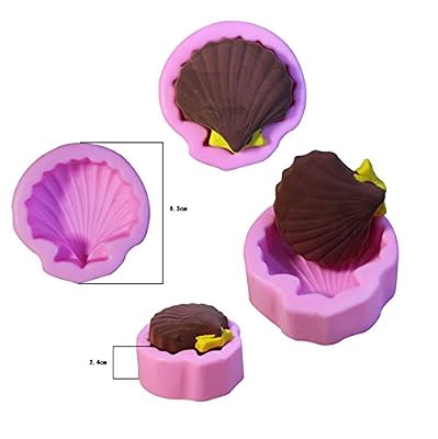 Easting Shell Shape Silicone Mould Fondant Sugar Craft Molds DIY Cake Decorating