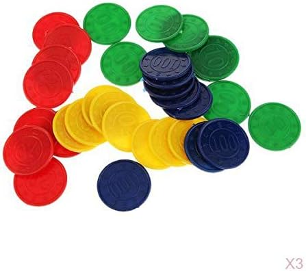 Amazon 約96枚セット カジノポーカーチップ 得点管理 カジノチップ ポーカーチップ パーティーゲーム 道具 カジノチップ ホビー