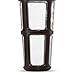 Komax Large Cold Brew Coffee Maker 2 quart (8 Cups) Tritan Pitcher - With Stainless Steel Mesh Infuser - Air Tight Seal, Space Saving Square Design For Concentrated Hot or Cold Beverages