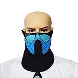 H+K+L Halloween Festival Party Led Cold Light Mask