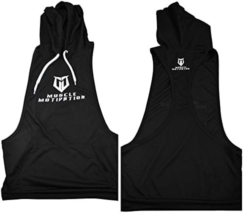 Womens Stringer Hoodie G-Cool 100% Moisture Wicking Polyester Sleeveless Workout Racerback Slim Fit Jacket Tops Lightweight Pullover Hoodie Sweatshirt For Women's Bodybuilding Singlet Hoodie Tank