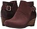 Dansko Women's Shirley Ankle Bootie, Wine Nubuck, 40 EU/9.5-10 M US