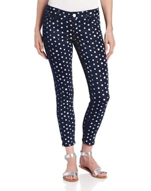 Juniors Polka Dot Skinny Leg Pant