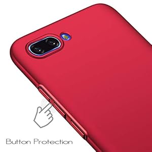 TXLING Cover per Huawei Honor 10, [Alta qualitÃ ] [Ultra Slim] Anti-Scratch Hard PC Case Custodia per Huawei Honor 10 (Rosso) - immagine 6