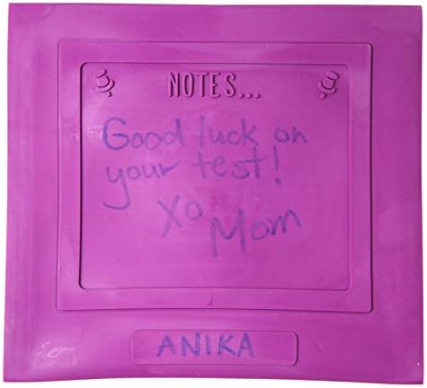Reusable Lunch Bag for Sandwiches or Snacks with Personalized Notes, School Lunch Bag, Eco-Friendly Bag, Snack Bag, Great for Summer Camp, Seen on the Today Show, By spbang, Eggplant Colored